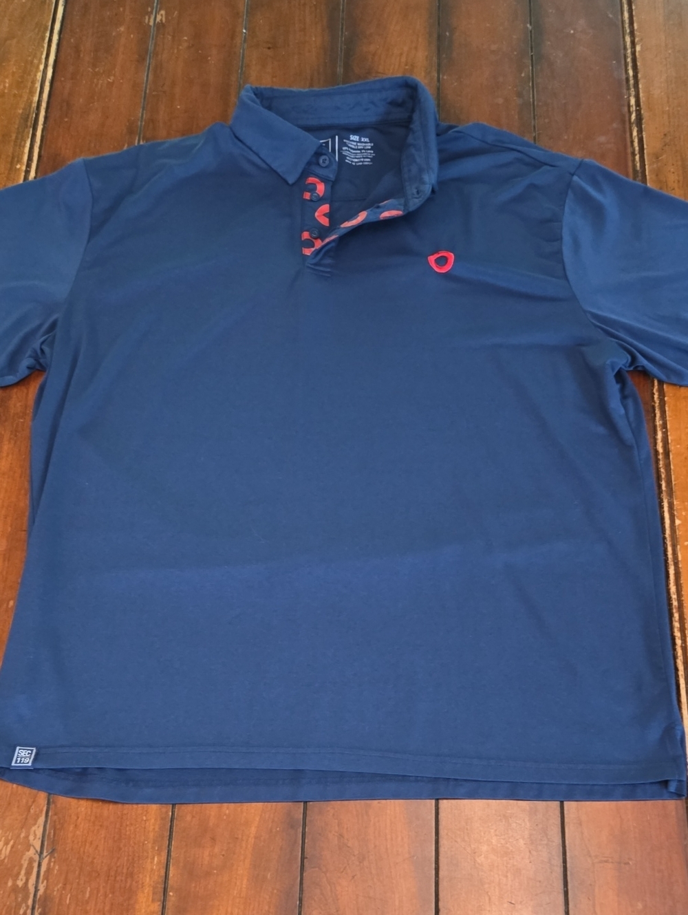 Section 119 Phish Men's Navy Polo Shirt with Red Donut Accents